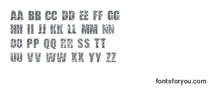 ScratchedLetters Font