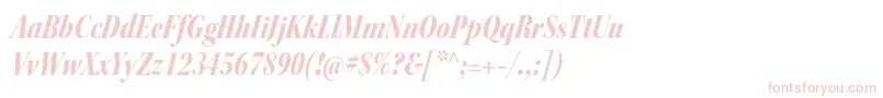 KeplerstdBlackcnitdisp Font – Pink Fonts on White Background