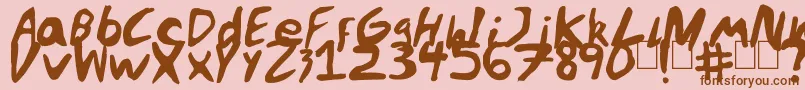 Подробнее о шрифте Stilo Шрифт Stilo – коричневые шрифты на розовом фоне