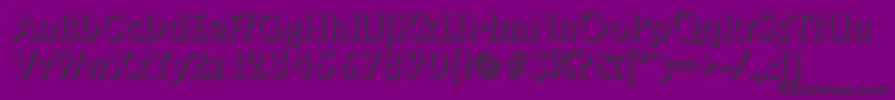 Police AdelonshadowBold – polices noires sur fond violet