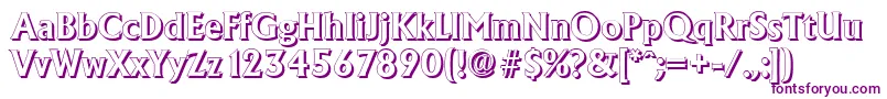 AdelonshadowBold Font – Purple Fonts