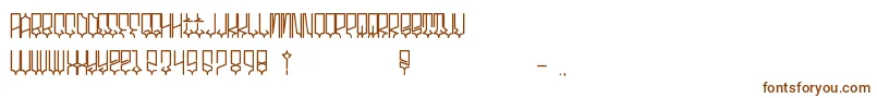 WestcoastInk Font – Brown Fonts on White Background