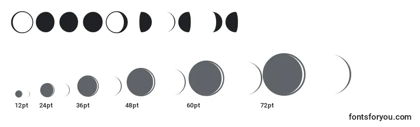 MoonPhases Font Sizes