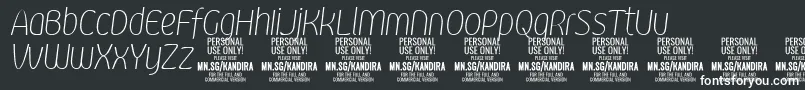 KandiraThiitPersonalUse Font – White Fonts