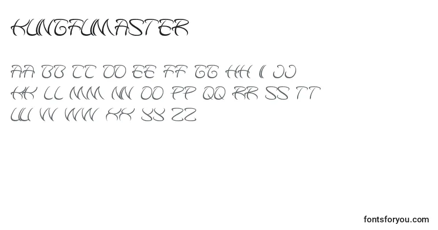 Czcionka KungfuMaster – alfabet, cyfry, specjalne znaki