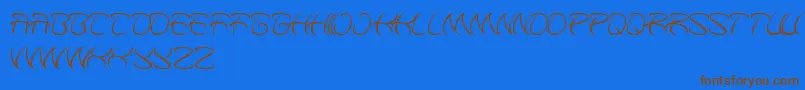 Más sobre la fuente KungfuMaster fuente KungfuMaster – Fuentes Marrones Sobre Fondo Azul