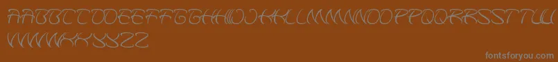 Шрифт KungfuMaster – серые шрифты на коричневом фоне