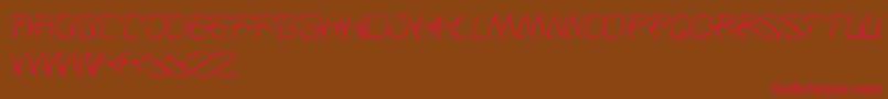 More about KungfuMaster Font KungfuMaster Font – Red Fonts on Brown Background