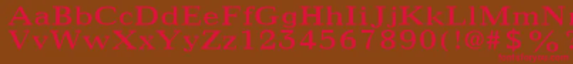 IngenioSsi Font – Red Fonts on Brown Background