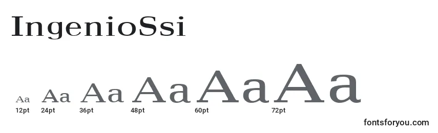 IngenioSsi Font Sizes