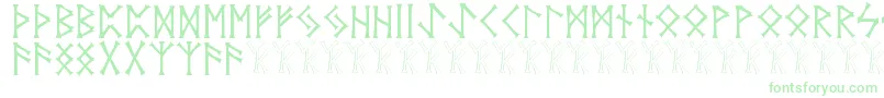 Vidnorse-fontti – vihreät fontit