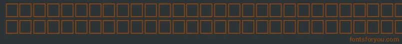 fuente OblastRegular – Fuentes Marrones Sobre Fondo Negro