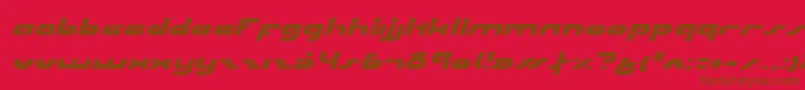 More about UniSolItalic Font UniSolItalic Font – Brown Fonts on Red Background