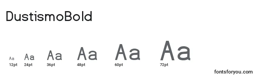 DustismoBold Font Sizes