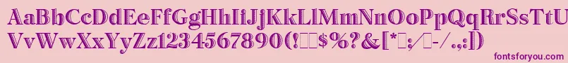 More about BertieLetPlain.1.0 Font BertieLetPlain.1.0 Font – Purple Fonts on Pink Background