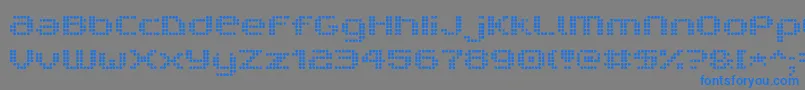 V5ProphitDot Font – Blue Fonts on Gray Background