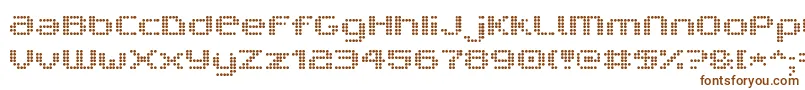 Шрифт V5ProphitDot – коричневые шрифты