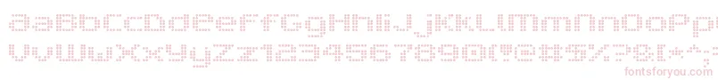 Шрифт V5ProphitDot – розовые шрифты на белом фоне