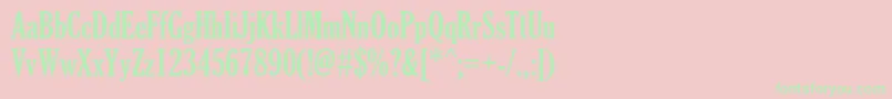 More about GloucesterMtExtraCondensed Font GloucesterMtExtraCondensed Font – Green Fonts on Pink Background