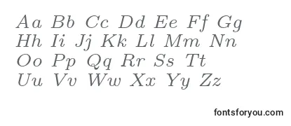 Обзор шрифта Lmroman7Italic
