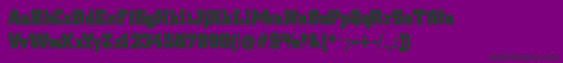 Blaxslabxxl Font – Black Fonts on Purple Background
