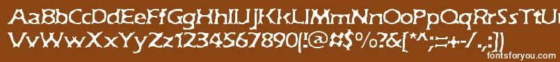 フォントJekyll – 茶色の背景に白い文字