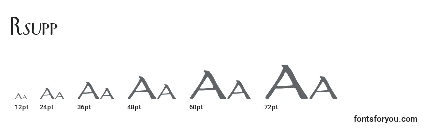 Rsupperwestside Font Sizes