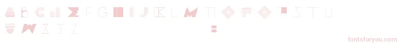 BossMThree Font – Pink Fonts on White Background