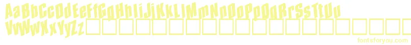 フォントSpund – 黄色のフォント