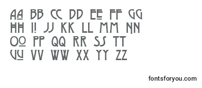 Шрифт ModernoThree
