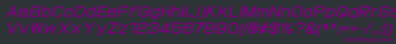 ProtofetBolditalic Font – Purple Fonts on Black Background
