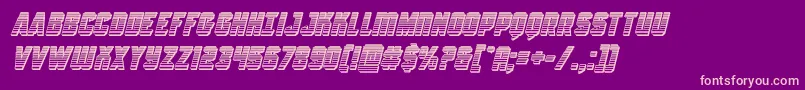 Шрифт Antilleschromeital – розовые шрифты на фиолетовом фоне