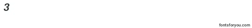 InstallationSsiBoldItalic Font – Fonts for Digit 3