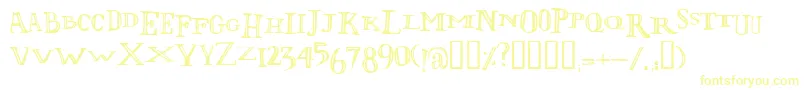 LolivierIrregular Font – Yellow Fonts