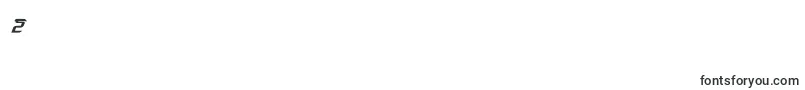Czcionka BitlinglipikaBolditalic – czcionki cyfry 2