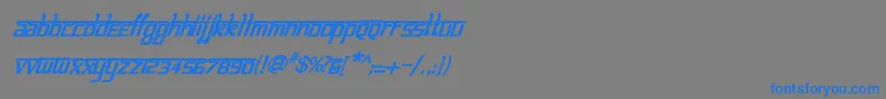 fuente BitlinglipikaBolditalic – Fuentes Azules Sobre Fondo Gris