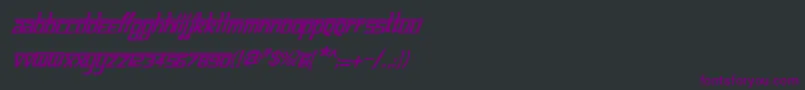 BitlinglipikaBolditalic Font – Purple Fonts on Black Background