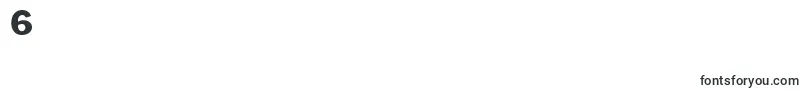 LibrefranklinExtrabold Font – Fonts for Digit 6