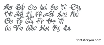 TaggingZher1 Font