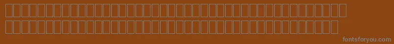 Шрифт WpMultinationalbRoman – серые шрифты на коричневом фоне