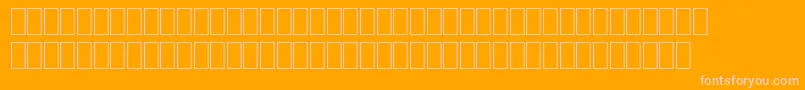 WpMultinationalbRoman-fontti – vaaleanpunaiset fontit oranssilla taustalla