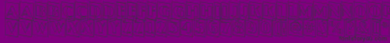 JaspercmotldnRegular Font – Black Fonts on Purple Background