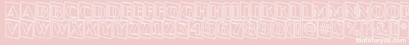 JaspercmotldnRegular Font – White Fonts on Pink Background