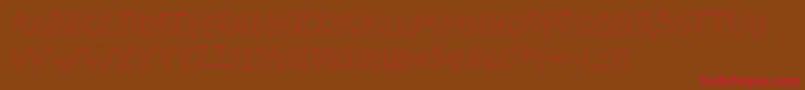 DarbogOutlineBold Font – Red Fonts on Brown Background