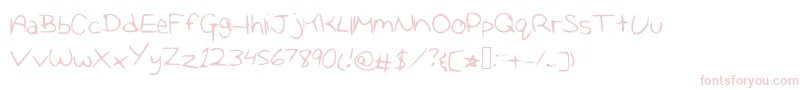 Marleyandme-fontti – vaaleanpunaiset fontit