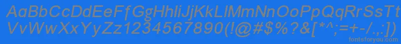 Подробнее о шрифте ErUnivers866Italic Шрифт ErUnivers866Italic – серые шрифты на синем фоне