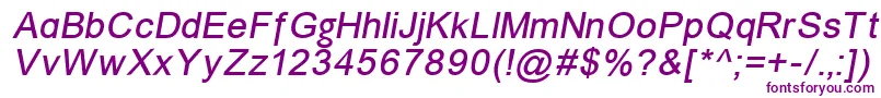 ErUnivers866Italic-fontti – violetit fontit