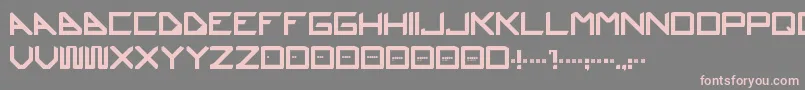 Ustura Font – Pink Fonts on Gray Background
