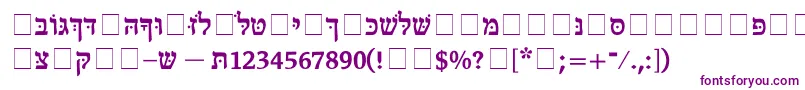DorRegular Font – Purple Fonts