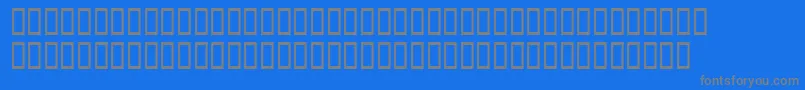 Heavenetica2Ultsh Font – Gray Fonts on Blue Background